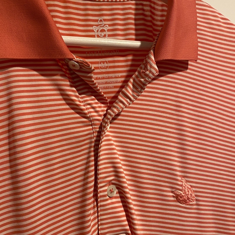 Turtleson Tour Performance Golf Shirt/ Quail Hollow Club/ EUC